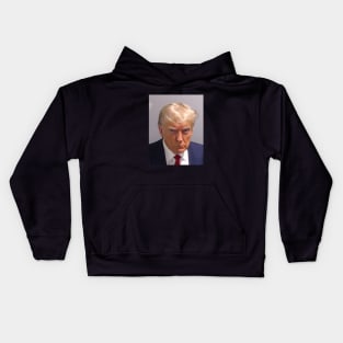 Donald Trump Mugshot Kids Hoodie